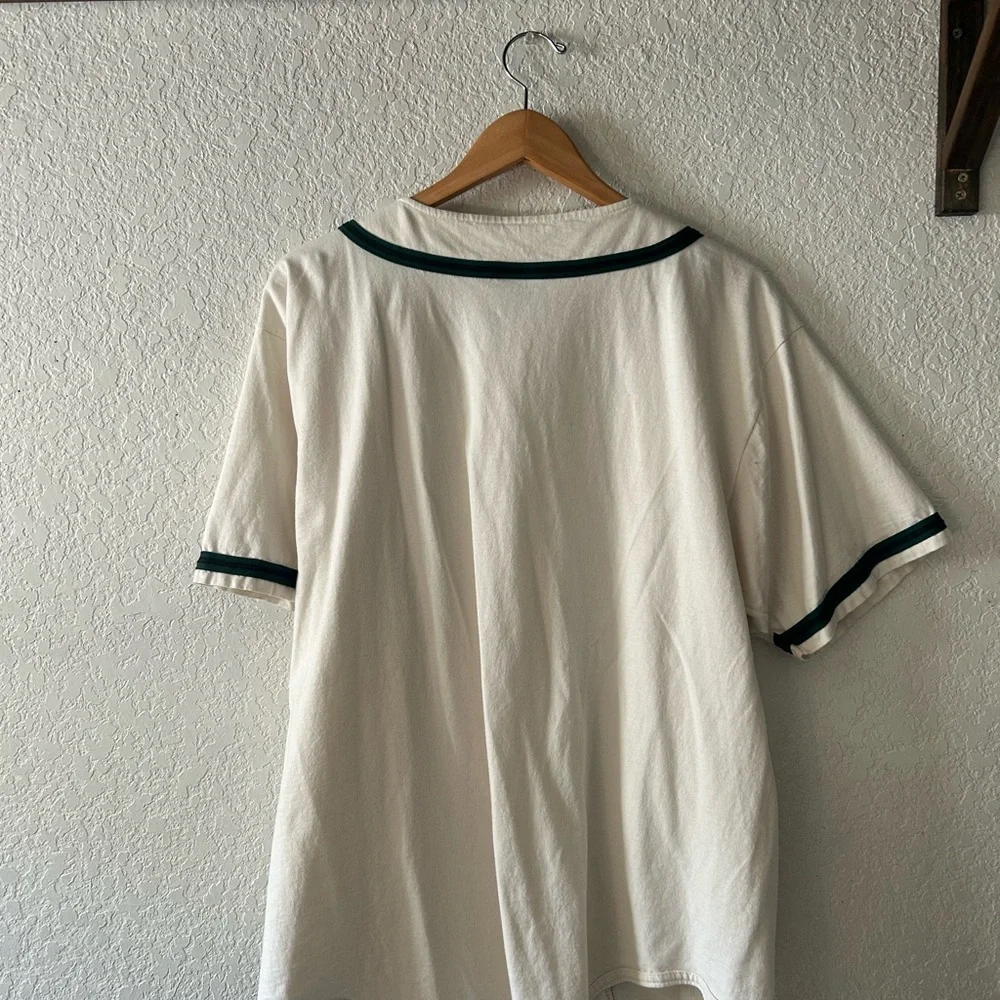Vintage White and Green Jersey